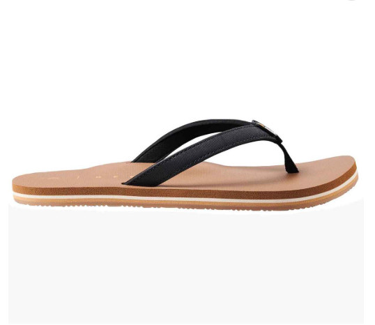 Reef Solana Sandals Womens Black Tan
