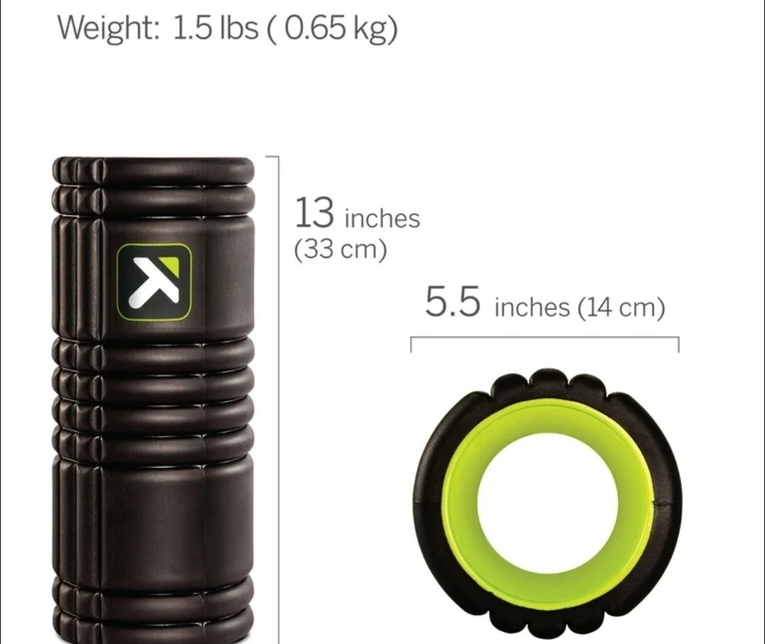 TriggerPoint GRID 1.0 Foam Roller: Deep Tissue Massage & Recovery Tight Muscles