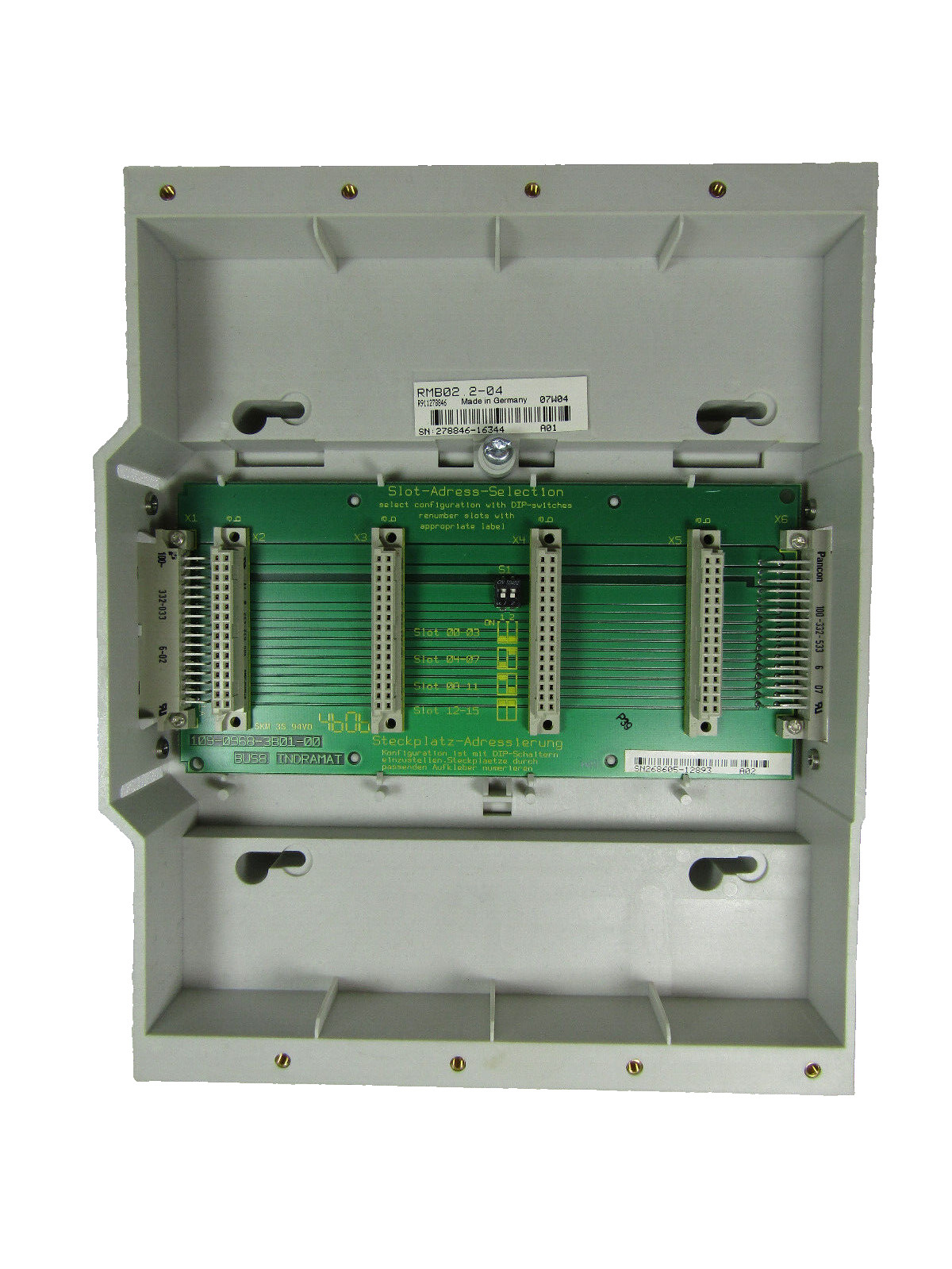 Bosch REXROTH RMB02 2-04 BASE MODULE UNIT NEW