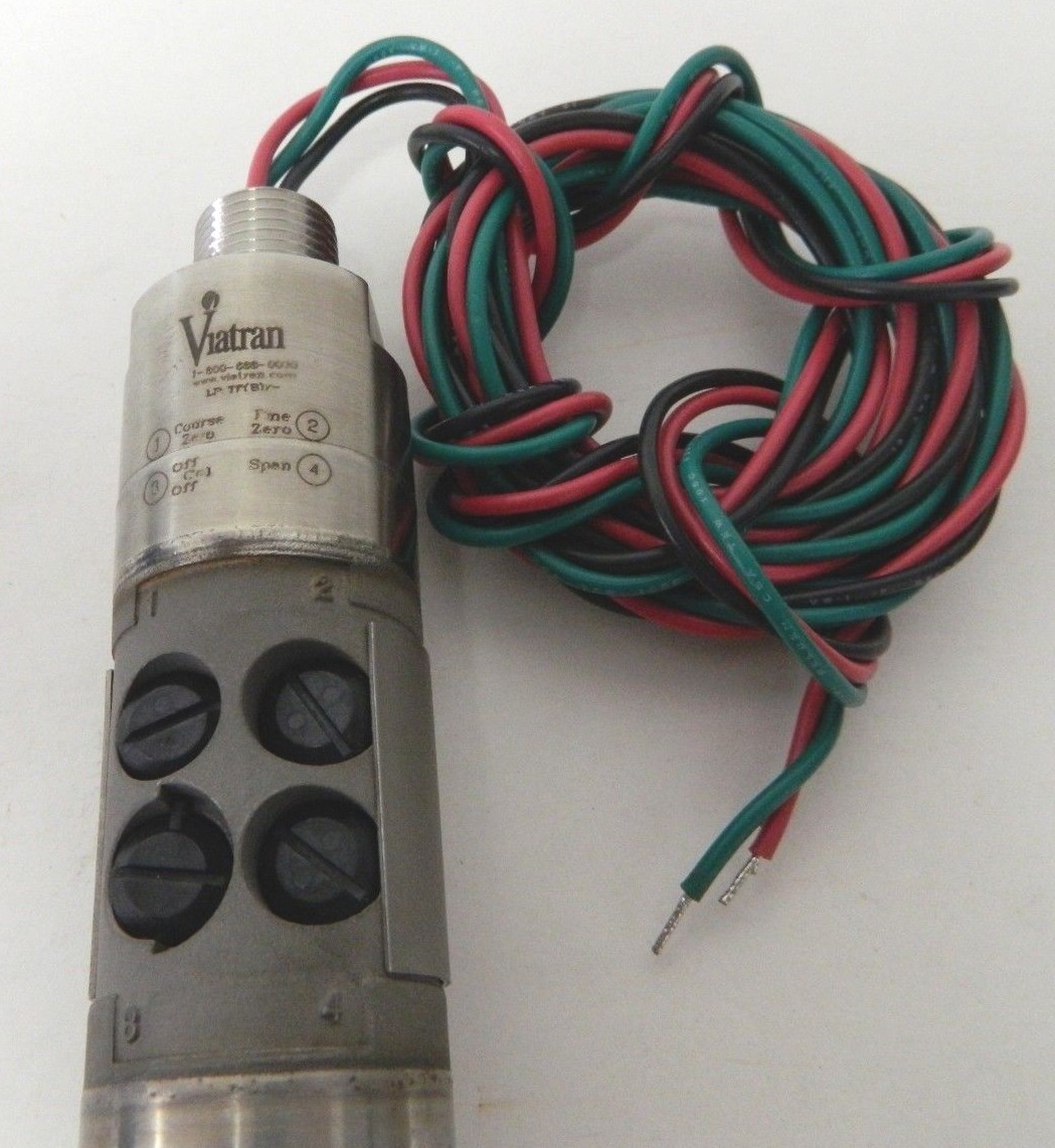 Viatran Model 555 Pressure Transmitter w/ H-TEC 310 Strap for Pipe Saddle