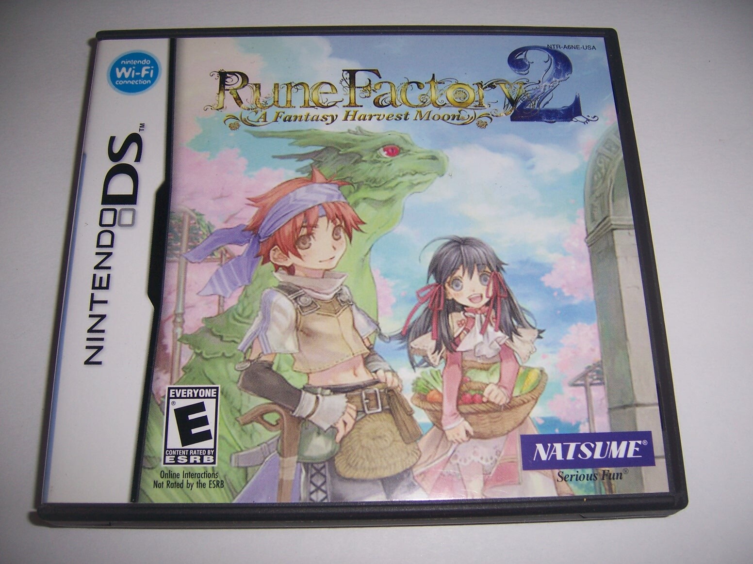 Replacement Box Case for Rune Factory 2: A Fantasy Harvest Moon Nintendo DS