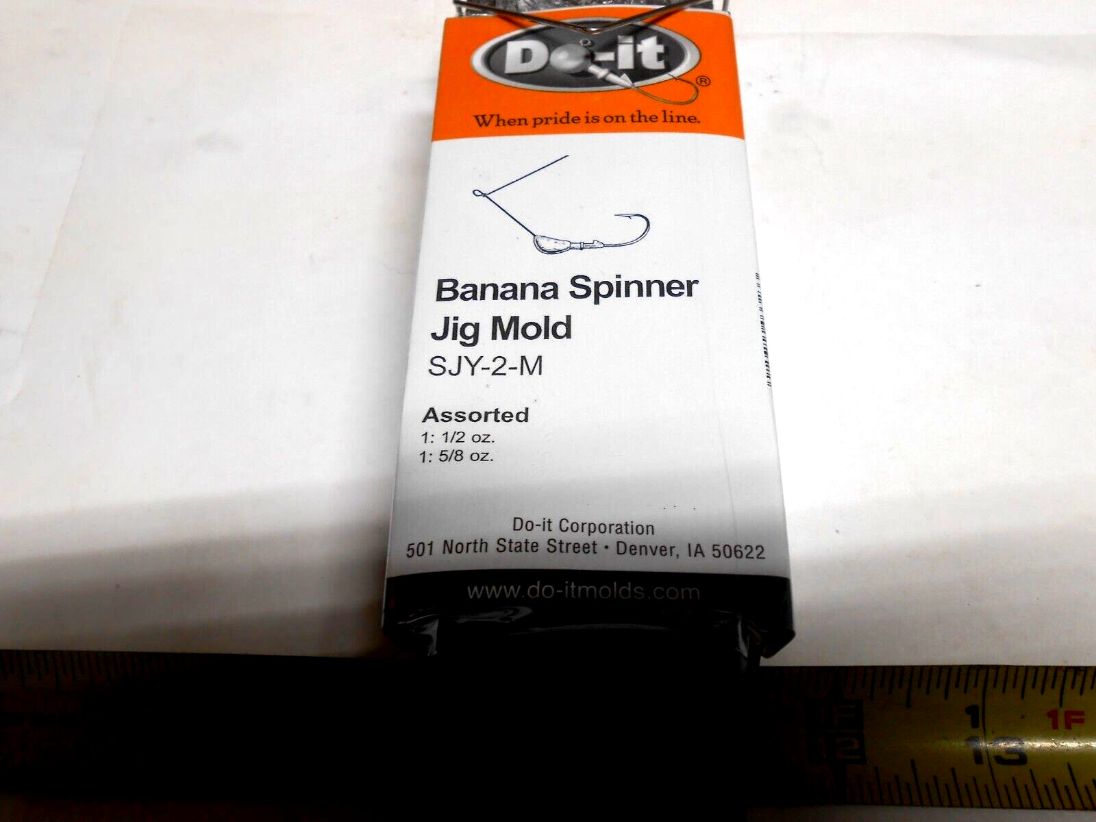 3323 Do-It Banana Jig Spinner Bait Lure Mold 1/2 & 5/8 oz