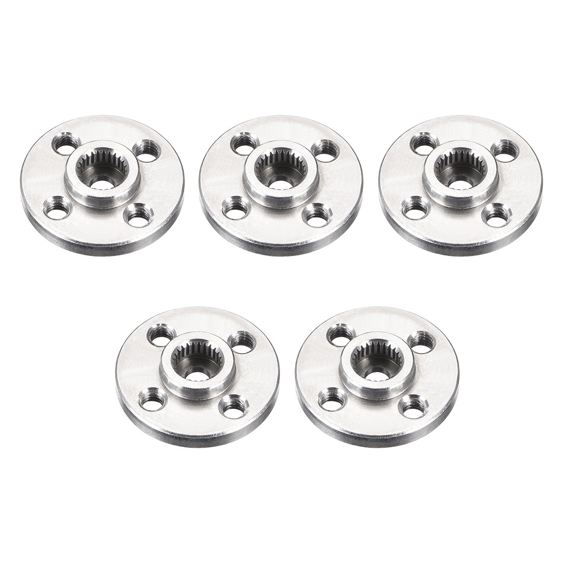5pcs Servo Arm Horn Aluminum 25T Silver Tone