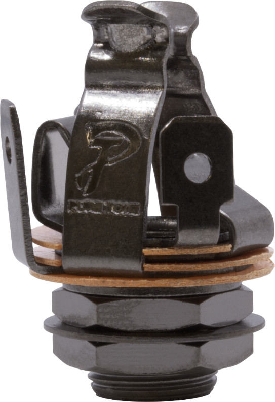 Pure Tone 1/4" Stereo Jack, Black Nickel