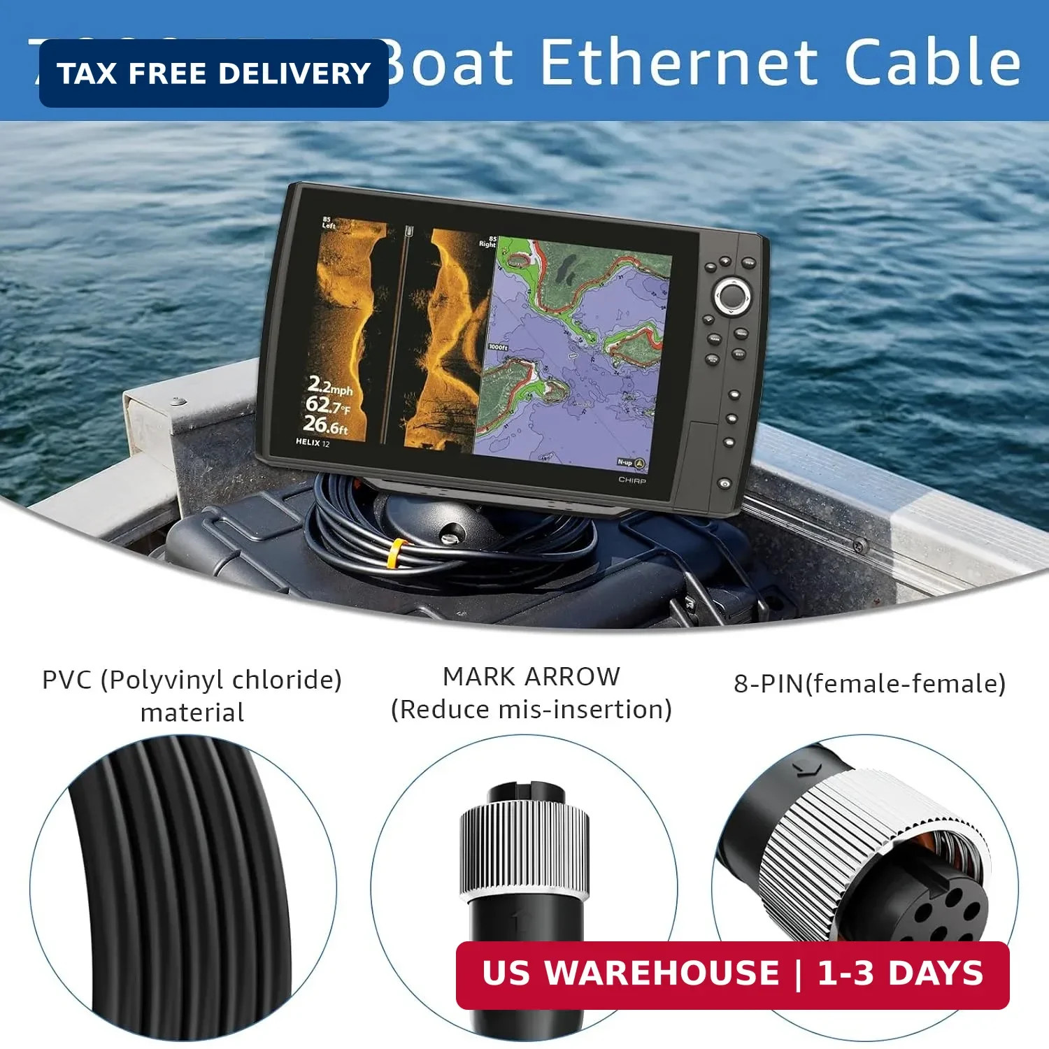 Replacement for 720073-5 AS EC 5E Ethernet Cable Extension. Compatible with Humm