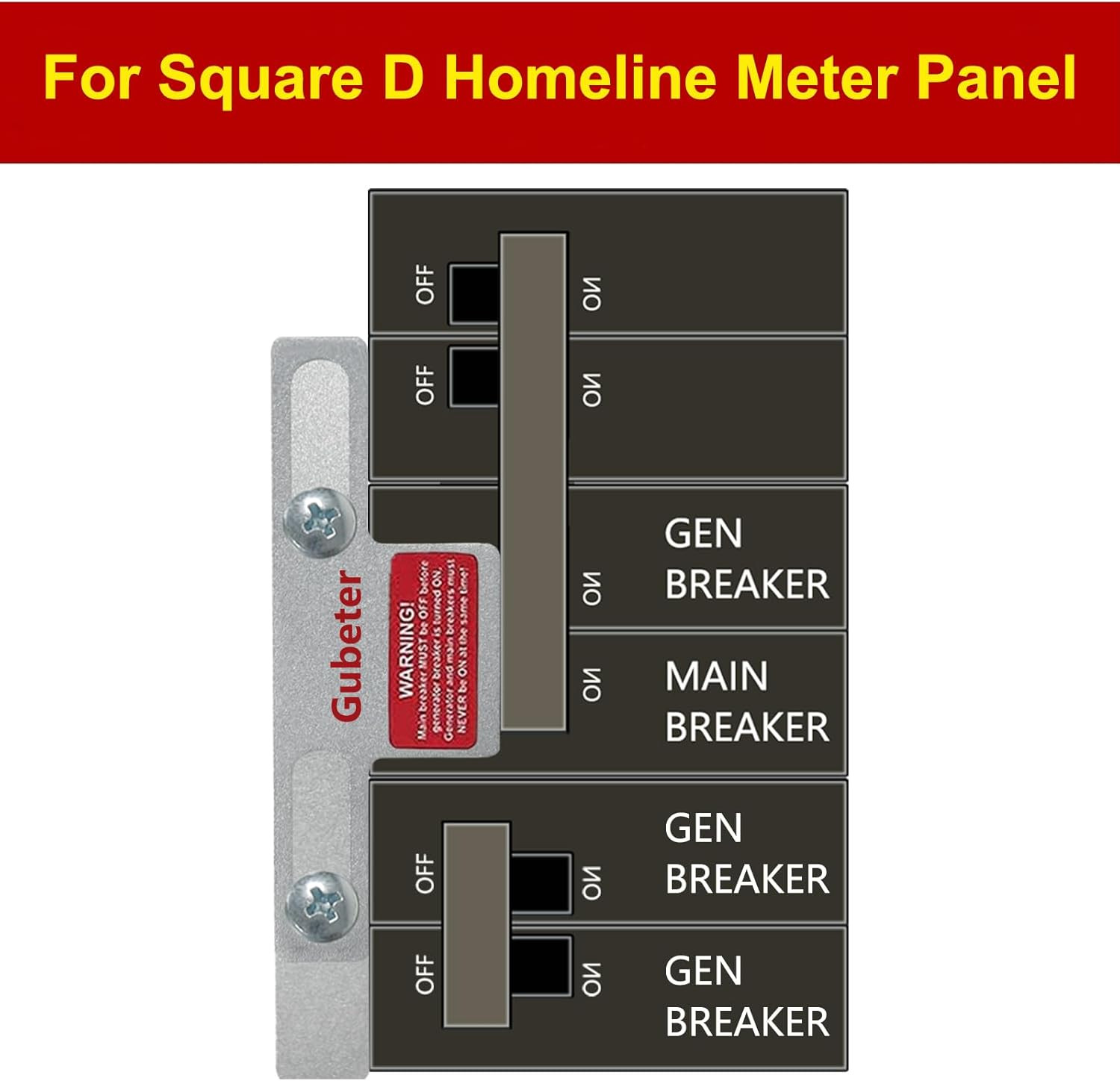 Square D Generator Interlock Kit for Homeline 150/200 Amp Breaker (SD200SA)