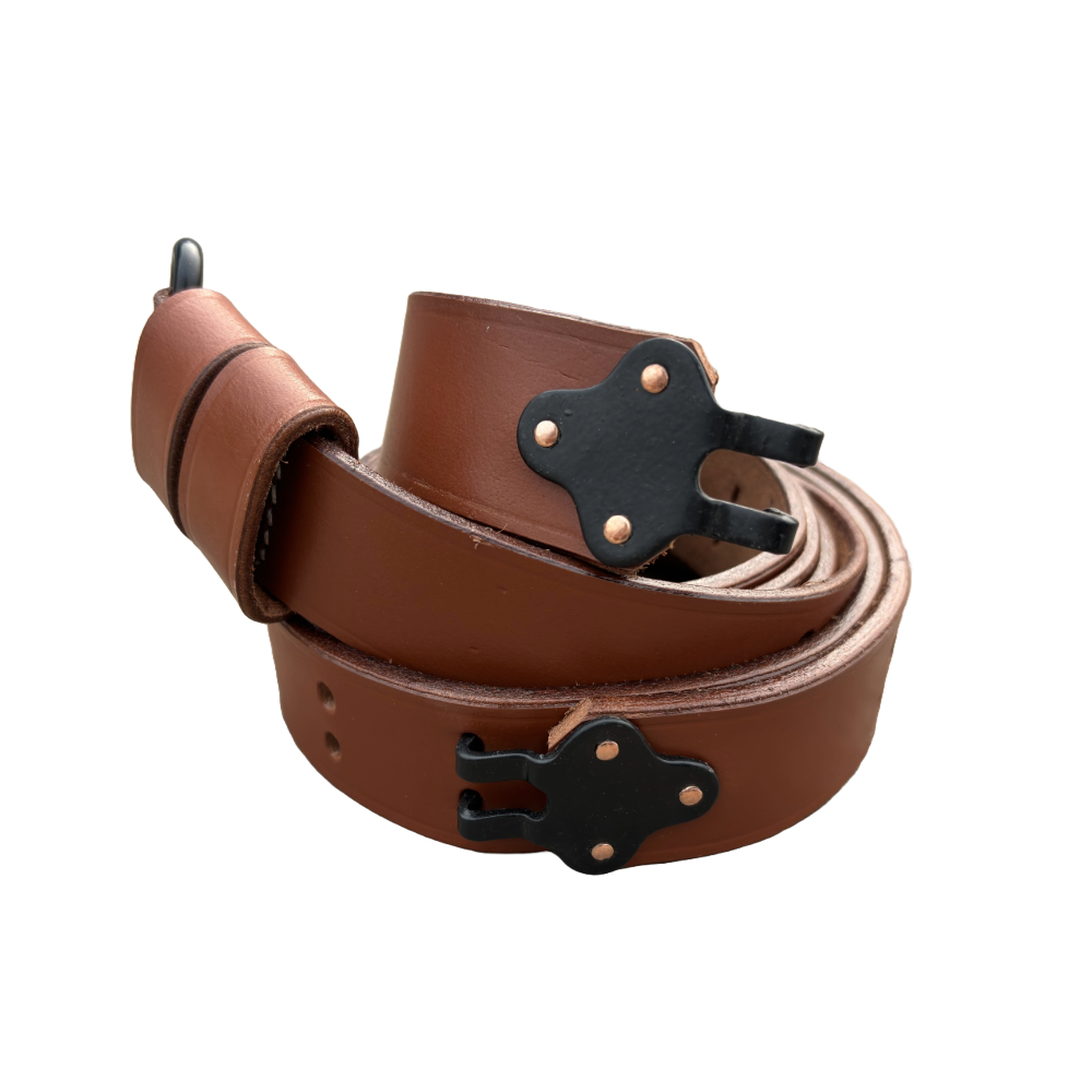 WW2 1941 Pattern M1 Garand Leather Steel Fitting Brown