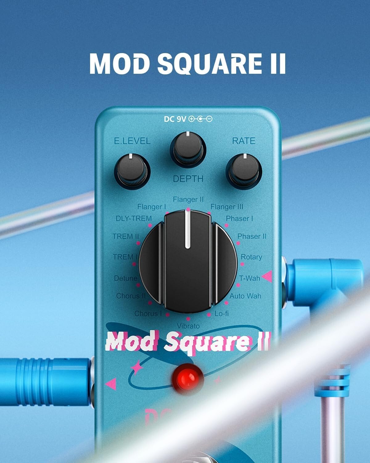 Donner Mod Square 2 Guitar Effects Pedal Modulation 16 Modes JAPAN Brand New