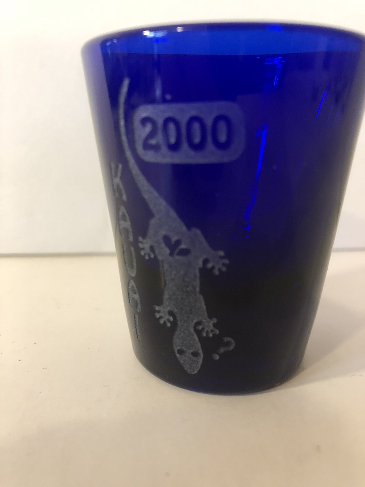 Kauai 2000, Lizard shot glass, COMBINED SHIP $1 PER MULTIPLE