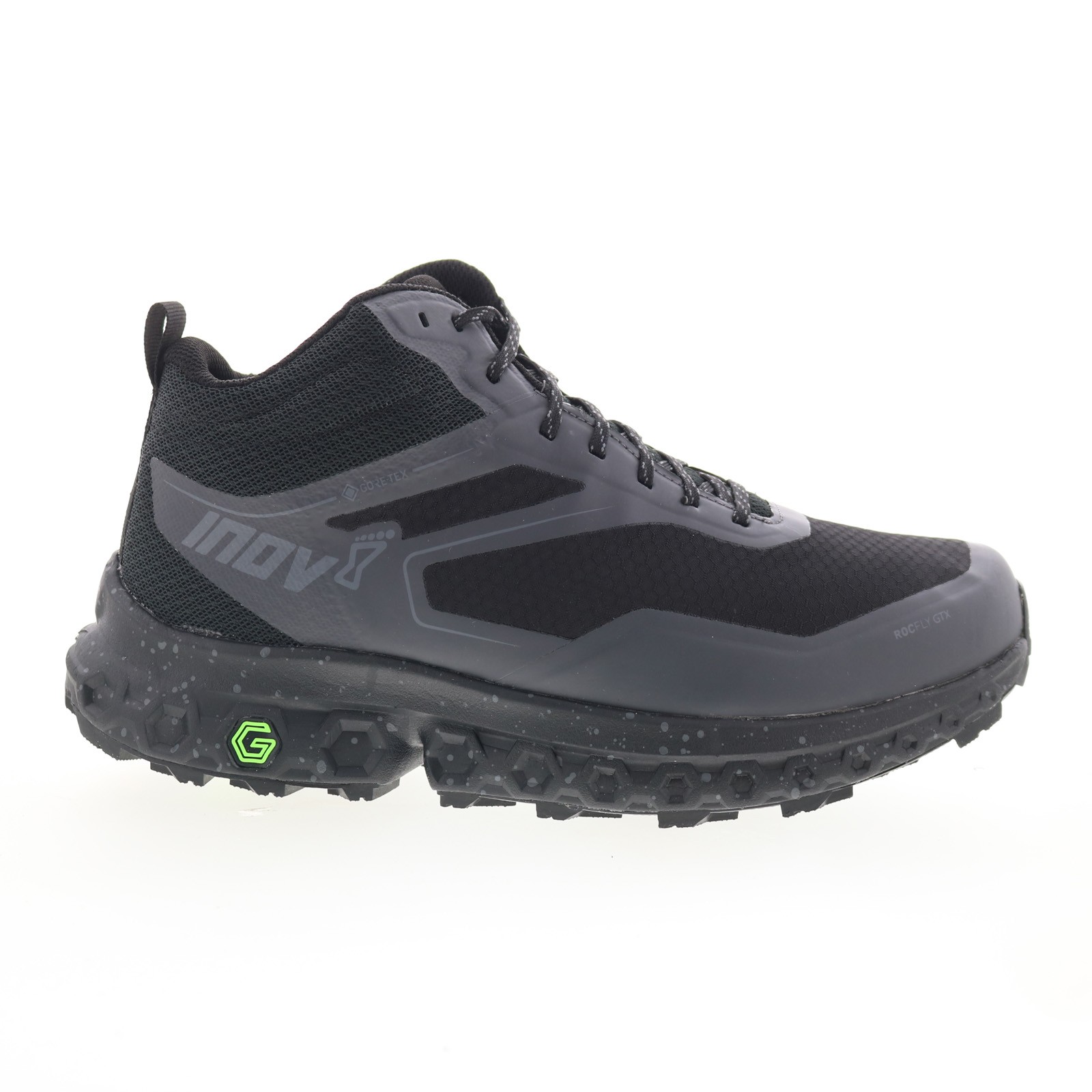 Inov-8 RocFly G 390 GTX 001101-BK Mens Black Synthetic Lace Up Hiking Boots