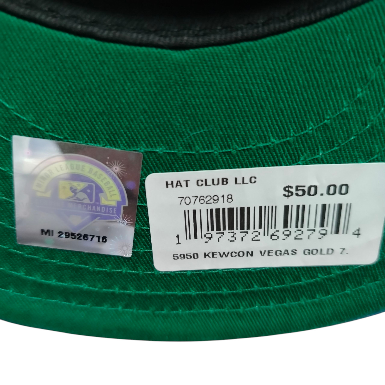 Key West Conchs Hat Cap Fitted Mens 7 Blue Tan MILB Baseball 59FIFTY New Era