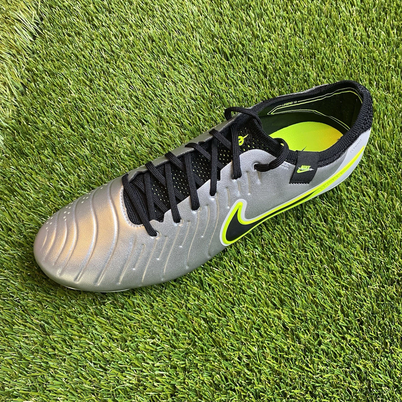 Nike Tiempo Legend 10 Elite Sg Pro Ac P Anti Clog Silver Mens Size 11 HF4375-002