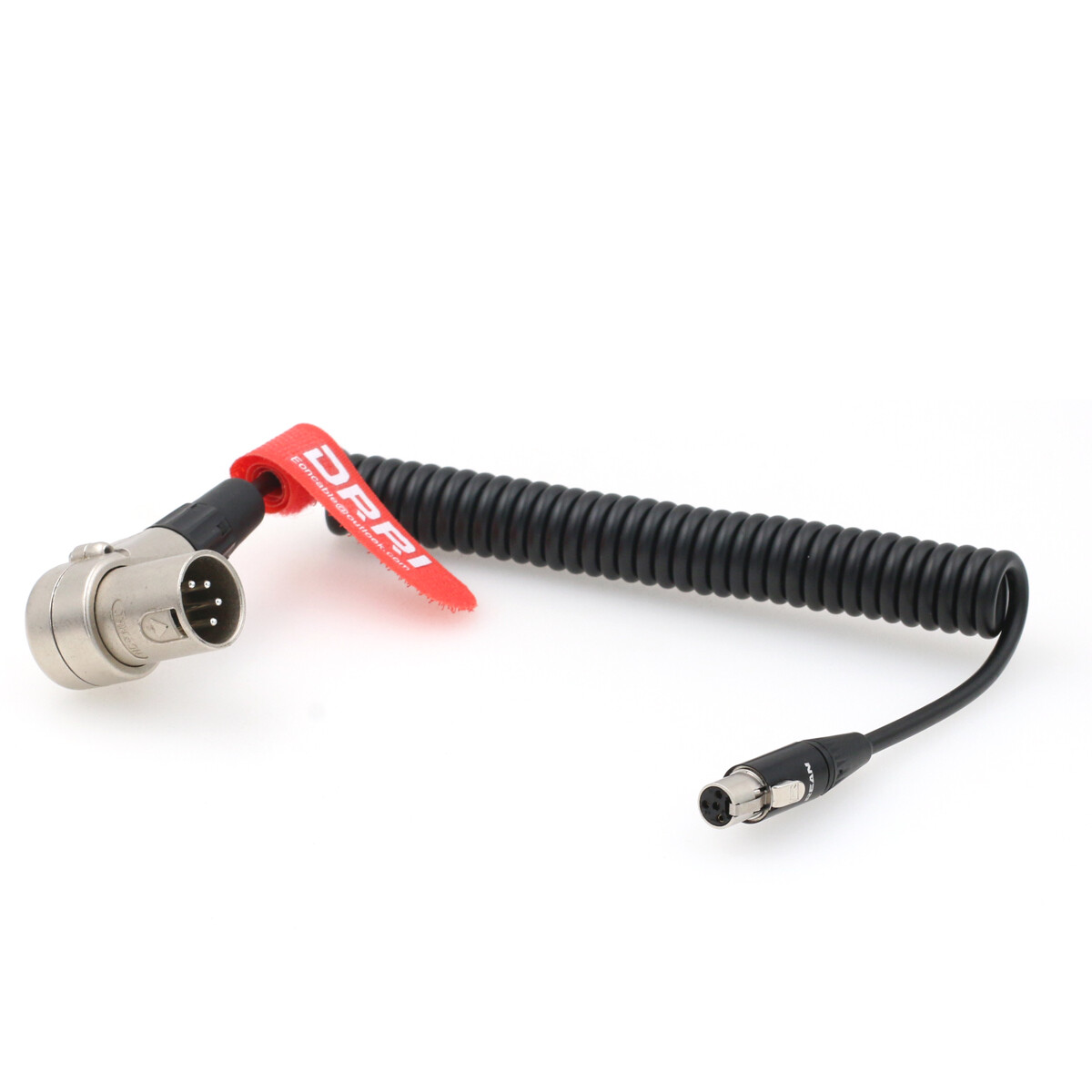 ARRI RED TVlogic Monitor Power Cable  RA 4pin XLR male to Mini 4pin XLR Female