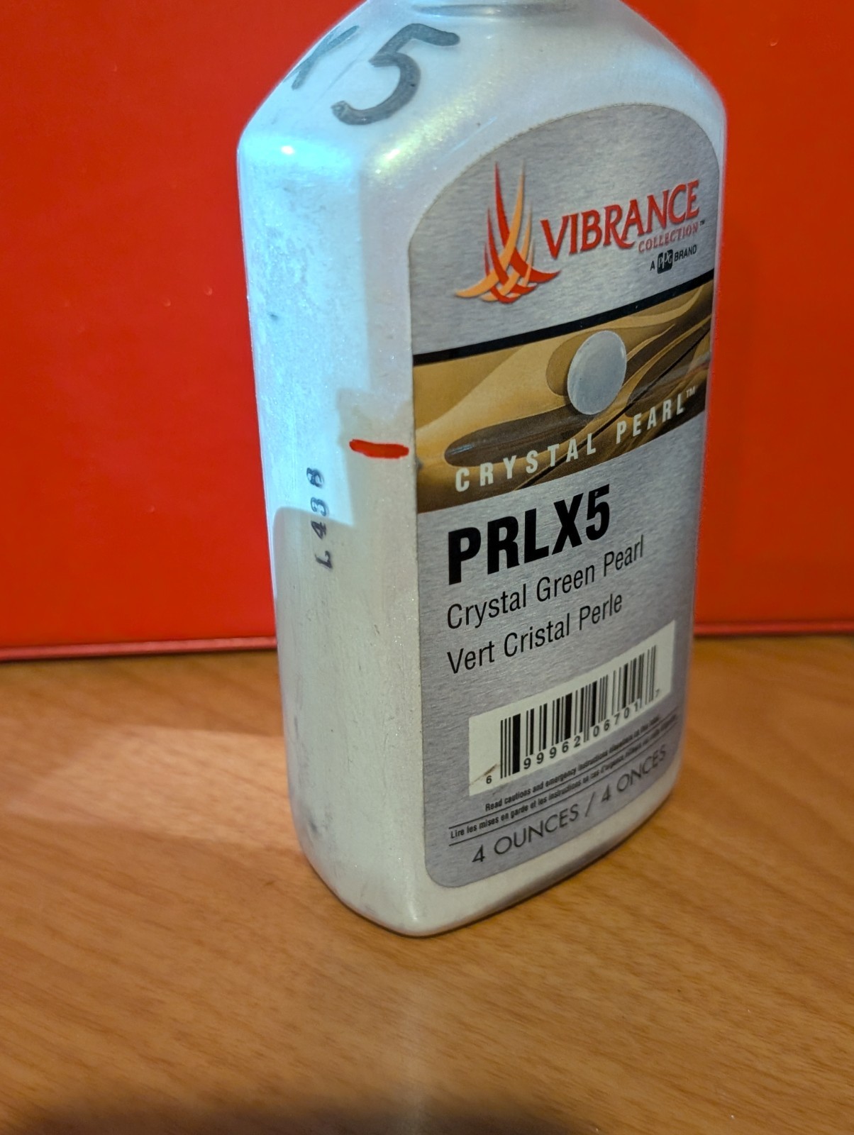 PPG VIBRANCE - PRLX5 - CRYSTAL GREEN PEARL - USED