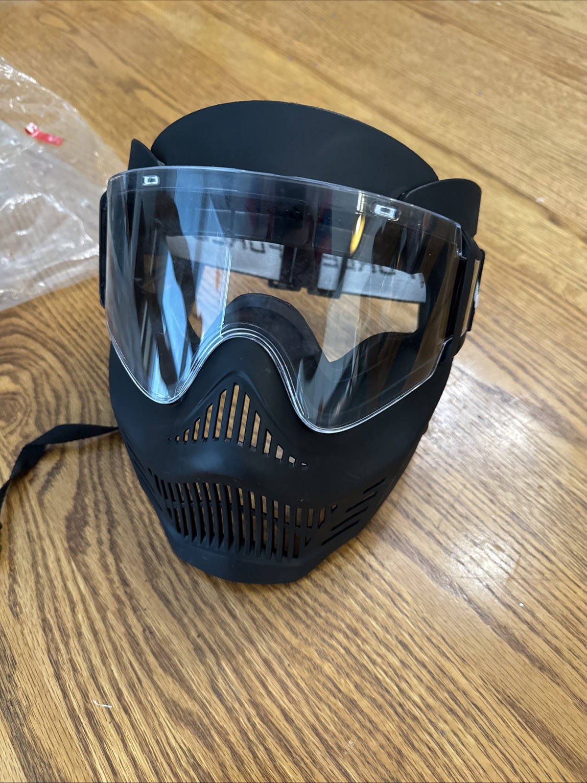 V-Force Paintball Armor Goggle Mask Clear Lens Black Frame BNIB