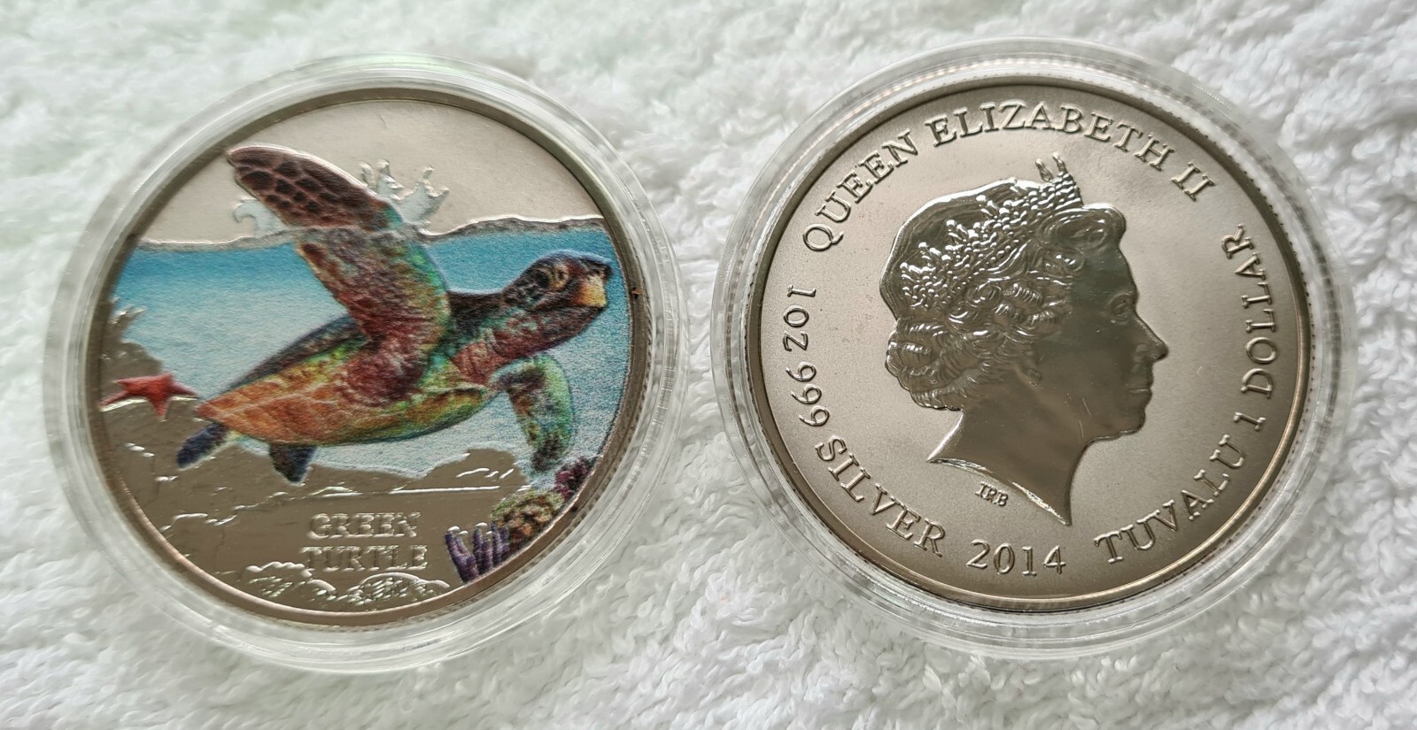Elizabeth II Turtle Tuvalu /1-0340
