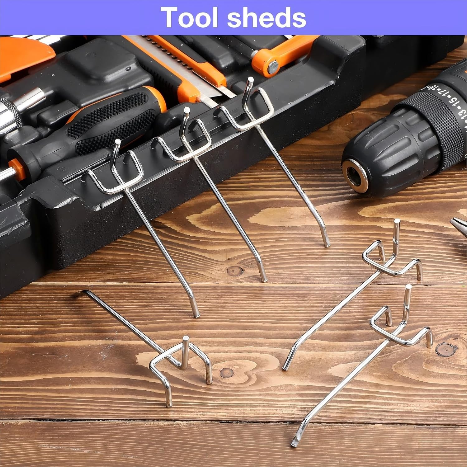 150 Pack Pegboard Hooks 3 Inch Metal Display Hooks Suitable 1/8 Pegboard