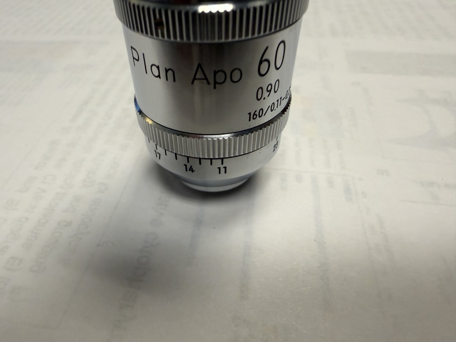 Nikon Plan Apo 60X/0.90 160/0.11-.023 Microscope Objective Used Untested