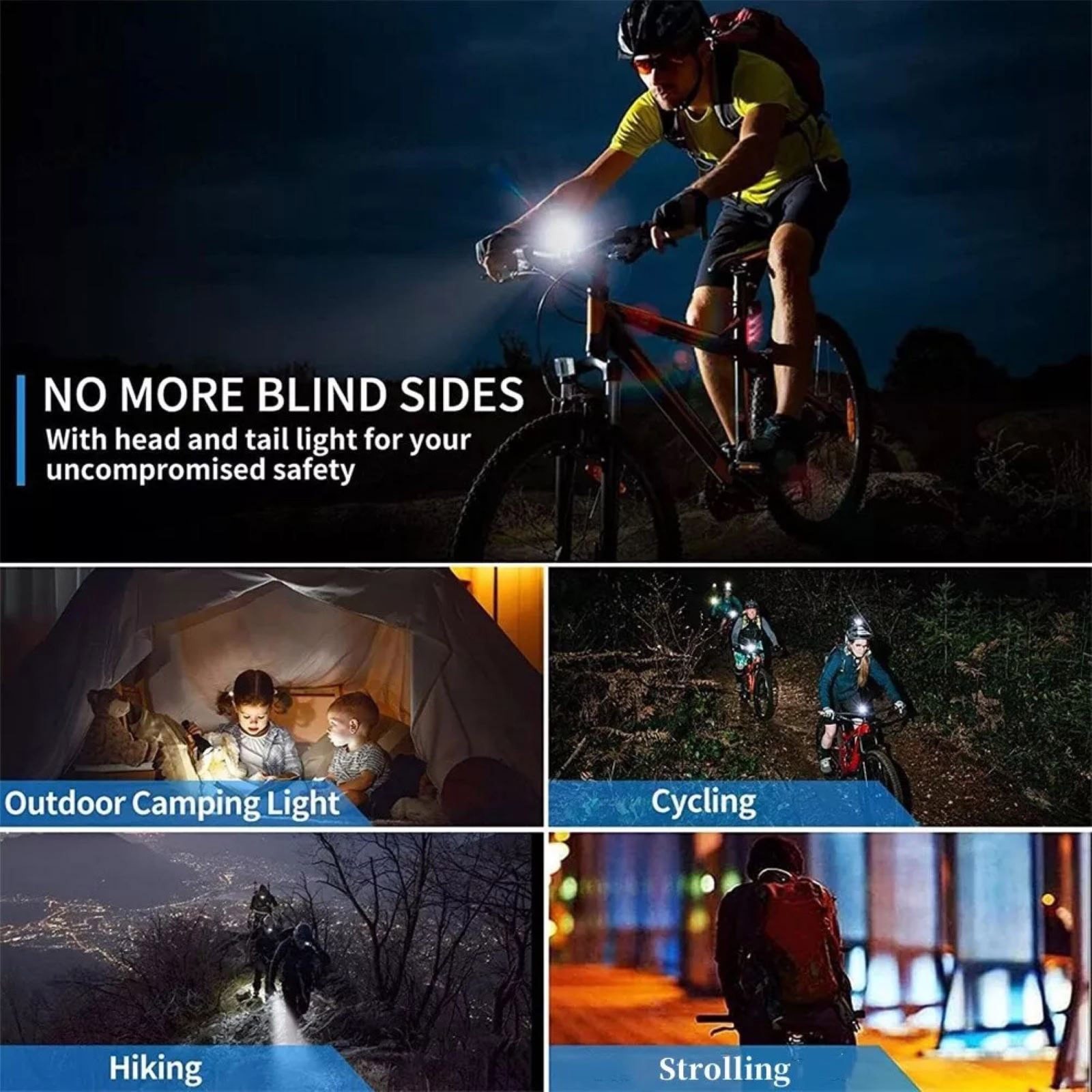 8*LED+20*SMD Lamp Core Bicycle Front Headlight Super Bright LED Bike Light