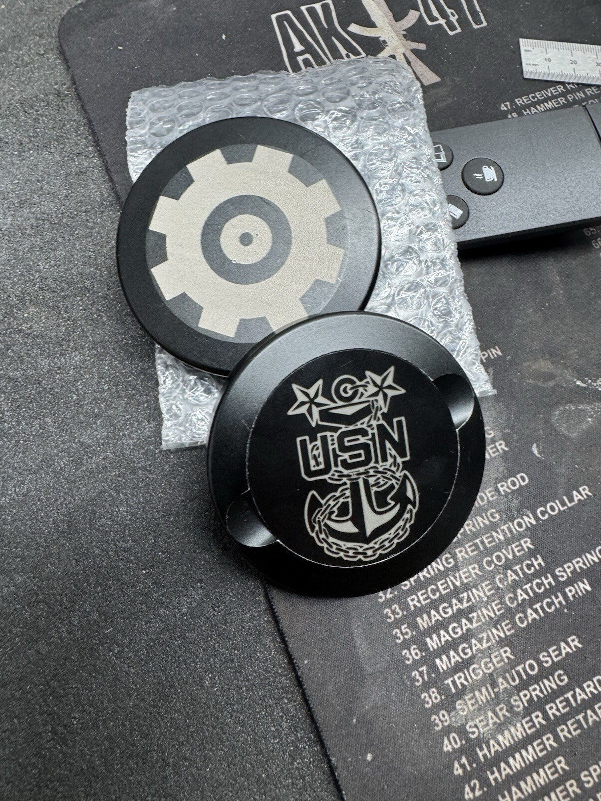metal can nicotine holder Custom Engraved