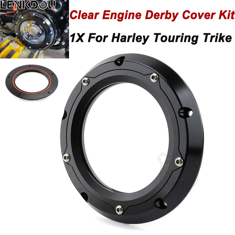 For Harley Black Clear M8 Derby Cover Road Glide Street Glide FLHXSE 2016-2022