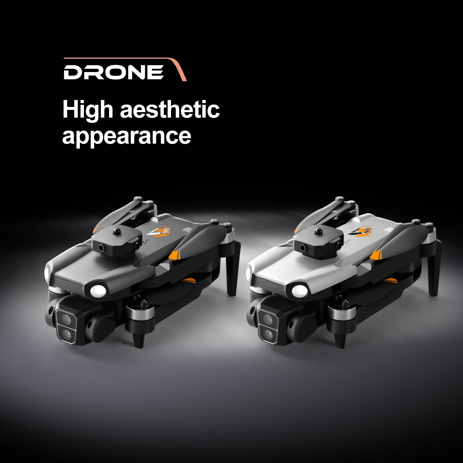 S119 Drone Brushless Foldable Obstacle Avoidance Drone FPV With 2 Battery | NE