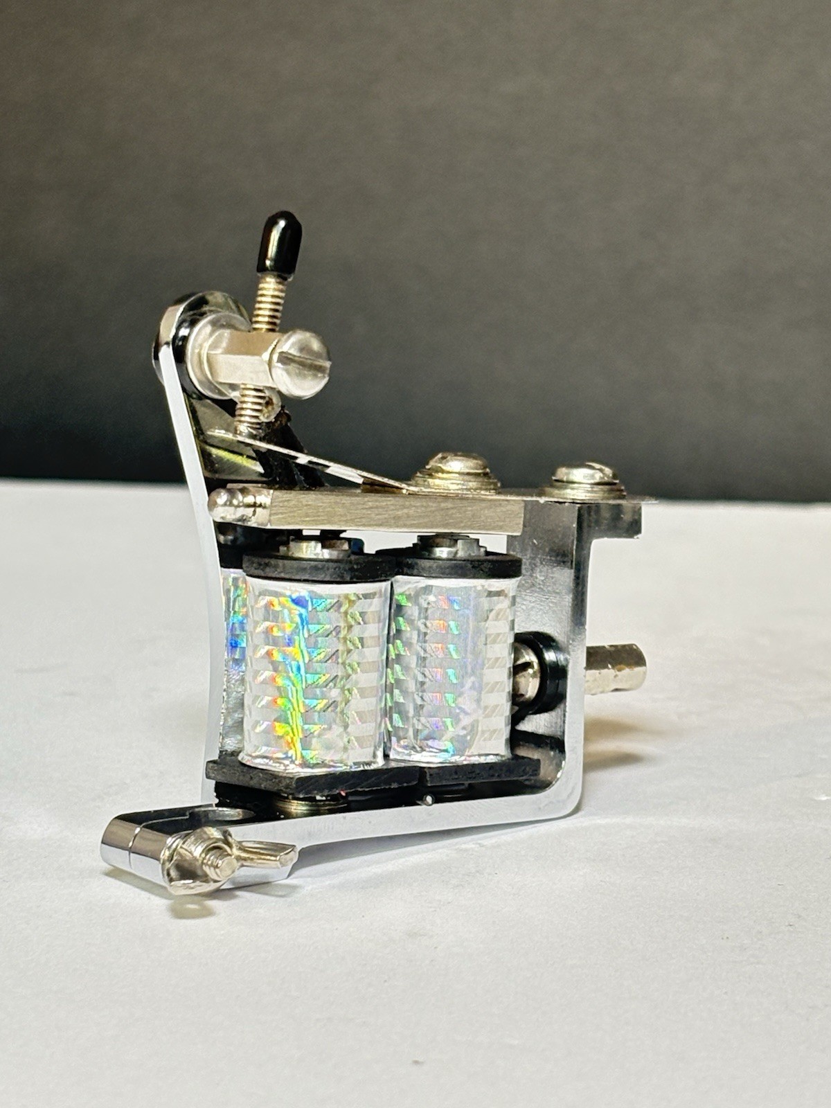 Vintage Spaulding & Rogers Chrome “FLAT SIDE” Lightweight Tattoo Machine