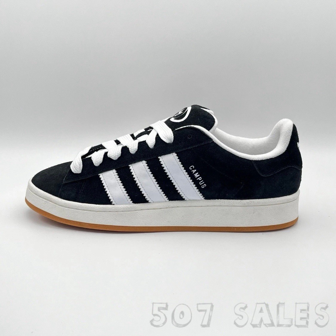 Adidas Campus 00s Skateboarding Shoes Black / White / Gum (HQ8708)