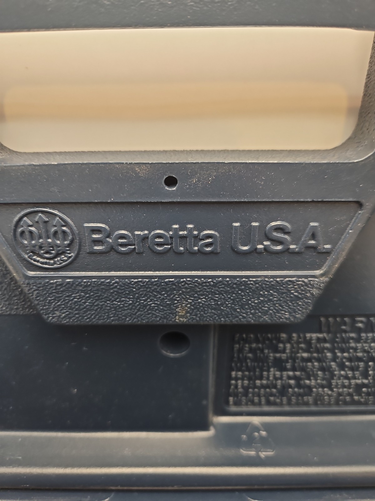 Beretta Factory Plastic Case ~ 92 92FS 96 Full & Compact