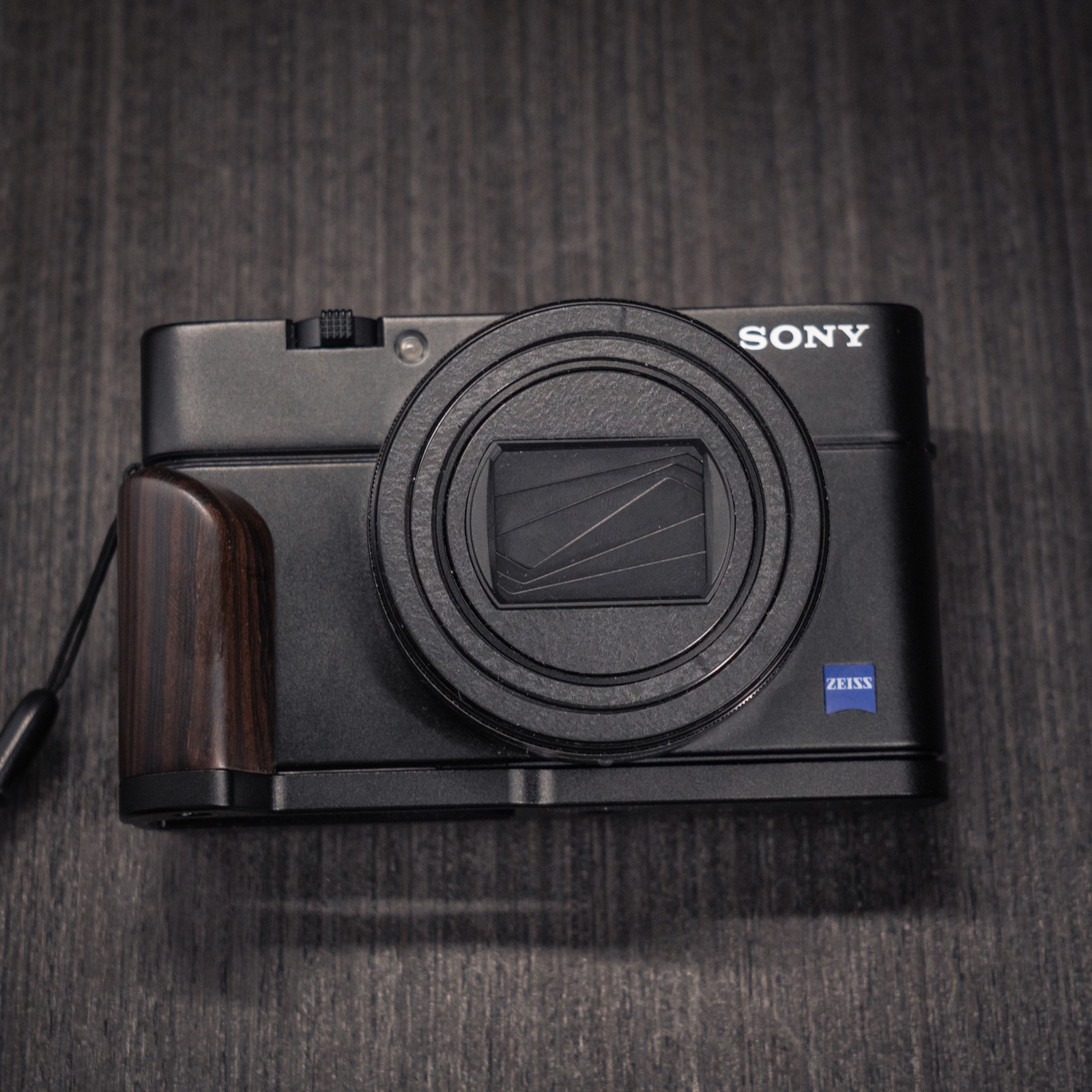 Wooden Hand Grip L Plate Aluminum Base for Sony RX100 III IV V VI VII 3 4 5 6 7