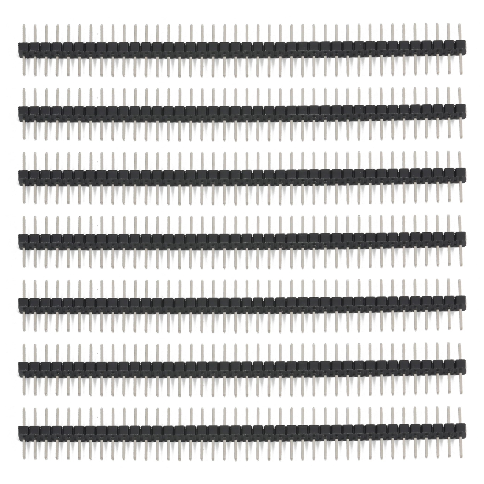 20Pcs Long Pins 40 Pin Breakaway Headers 0.1" 2.54mm Equal Length Long Center...