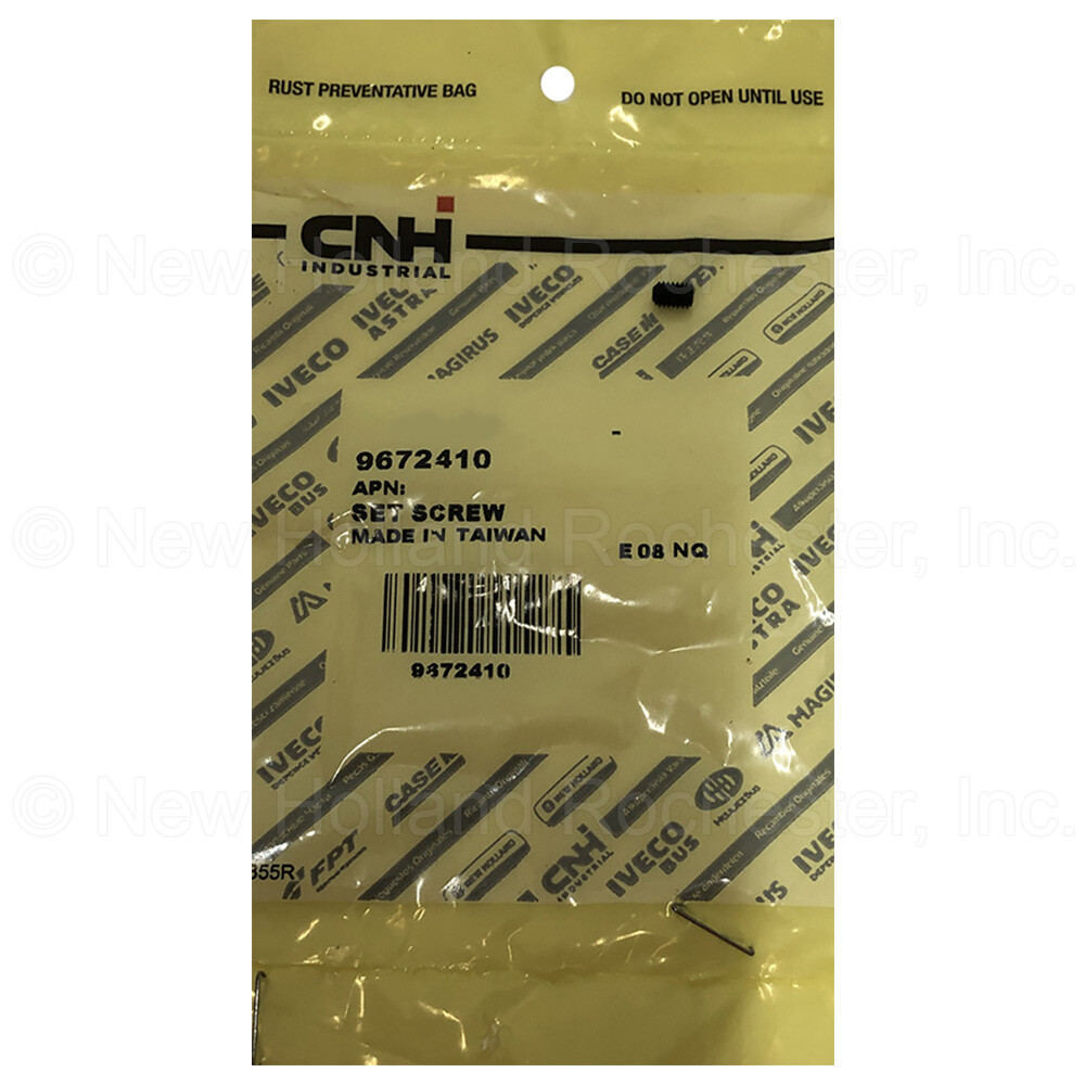 New Holland Set Screw Part # 9672410