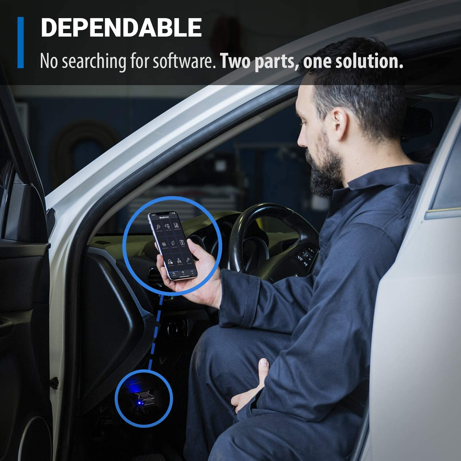Bluetooth Pro OBDII Scanner iphone Android Diagnostic Code Vehicle Reader Tool