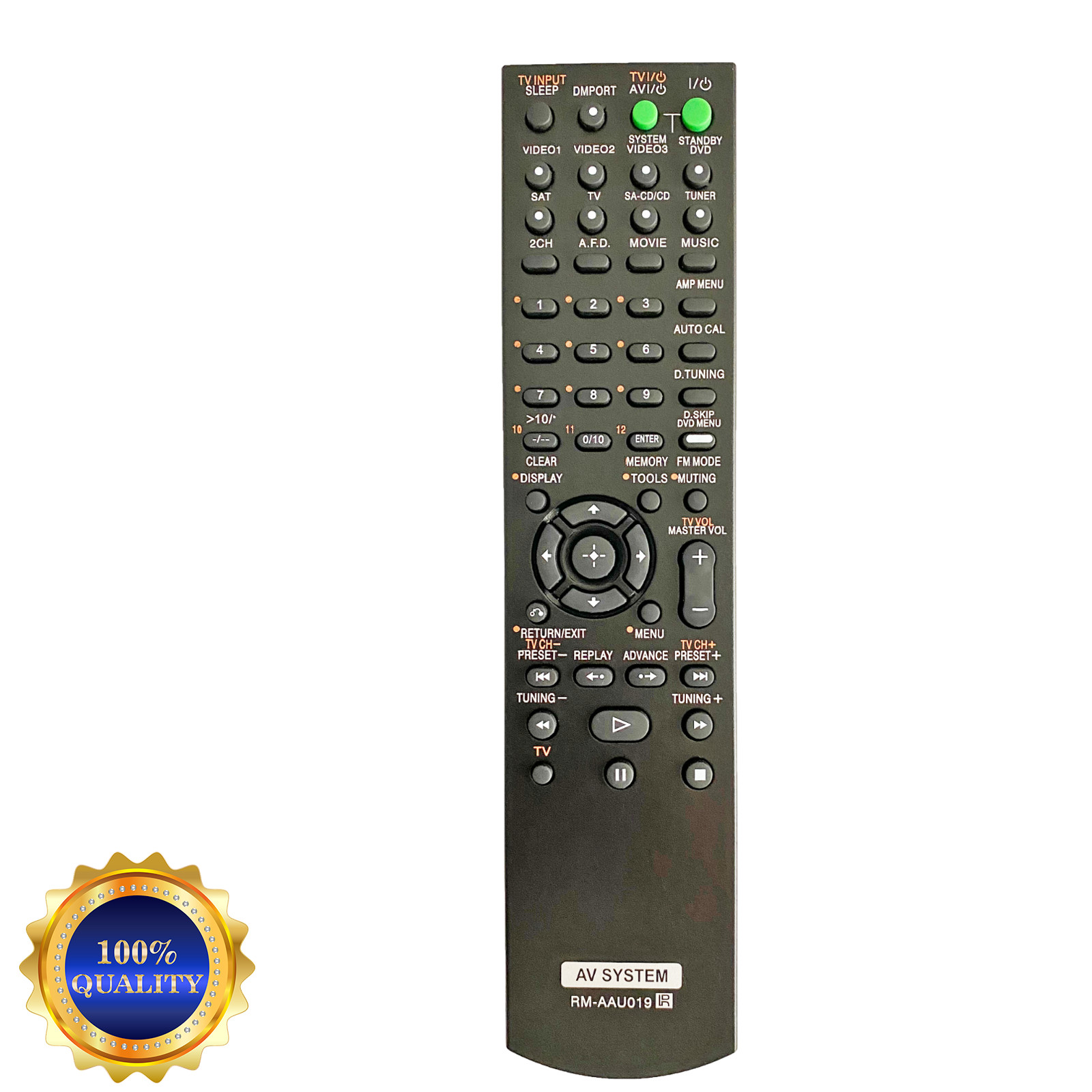 New Remote Control FOR SONY A/V Receiver STR-K790 STR-K1600 STR-DG510