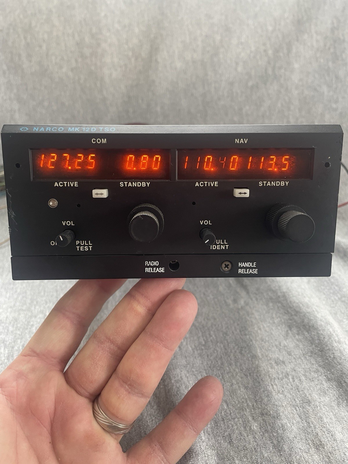 03118-316 Narco MK-12D Nav Com Radio - 14 Volt - ARC/Cessna 308/328 Replacement