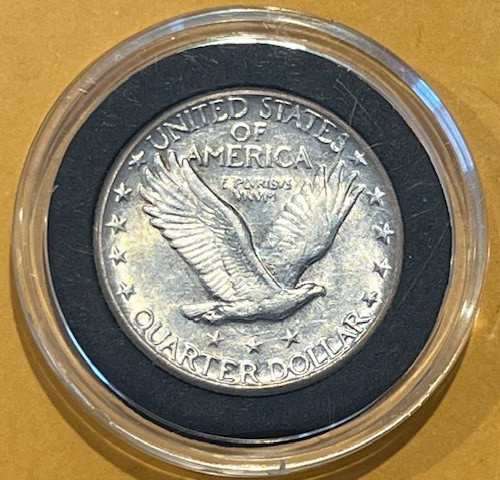 1930 Standing Liberty Quarter _ in Capsule_ Very nice condition!