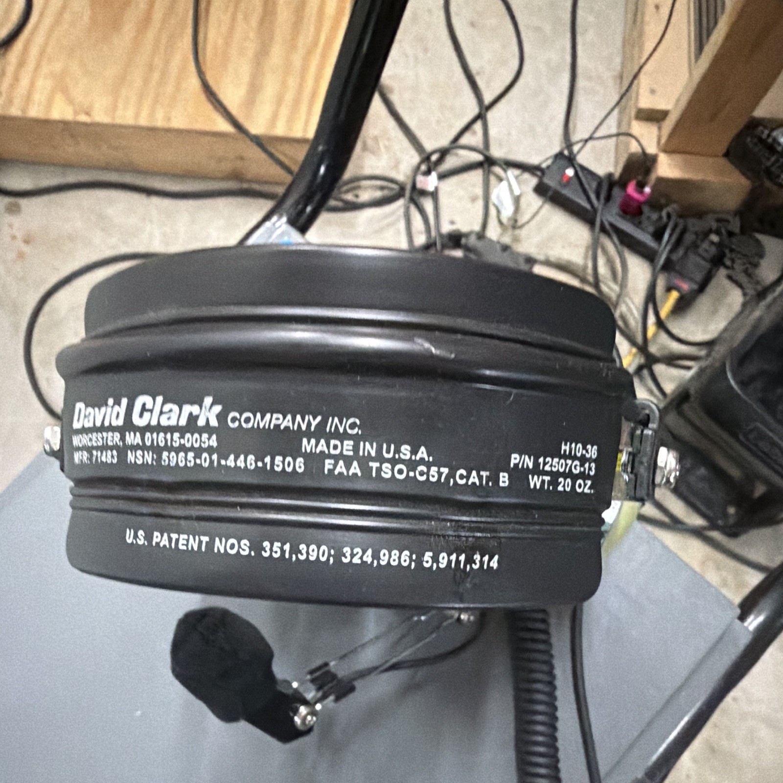 David Clark H10-36 Helicopter Headset