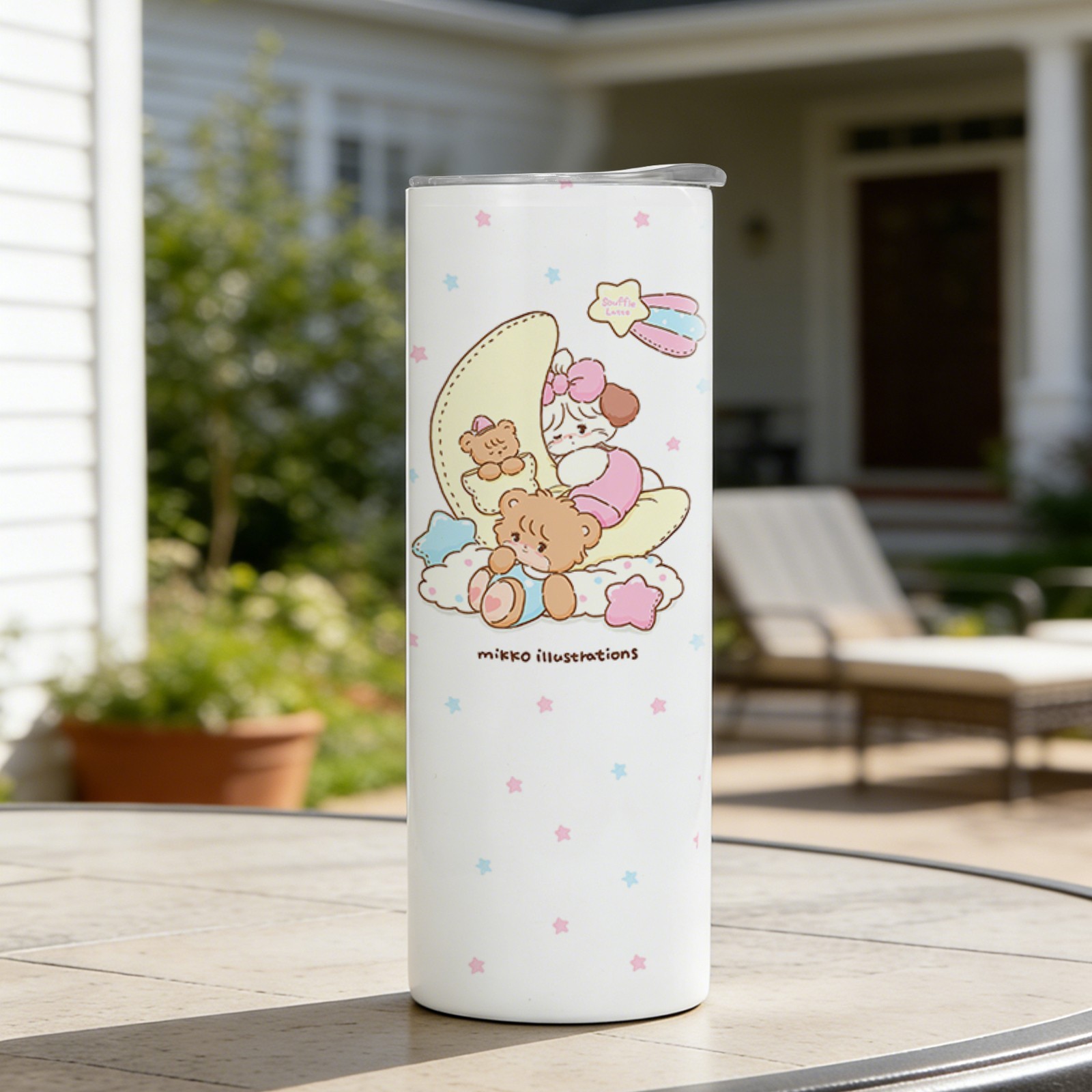 VEVOR Sublimation Tumblers Skinny Straight Tumblers Bulk 4 Pack 20 oz for DIY