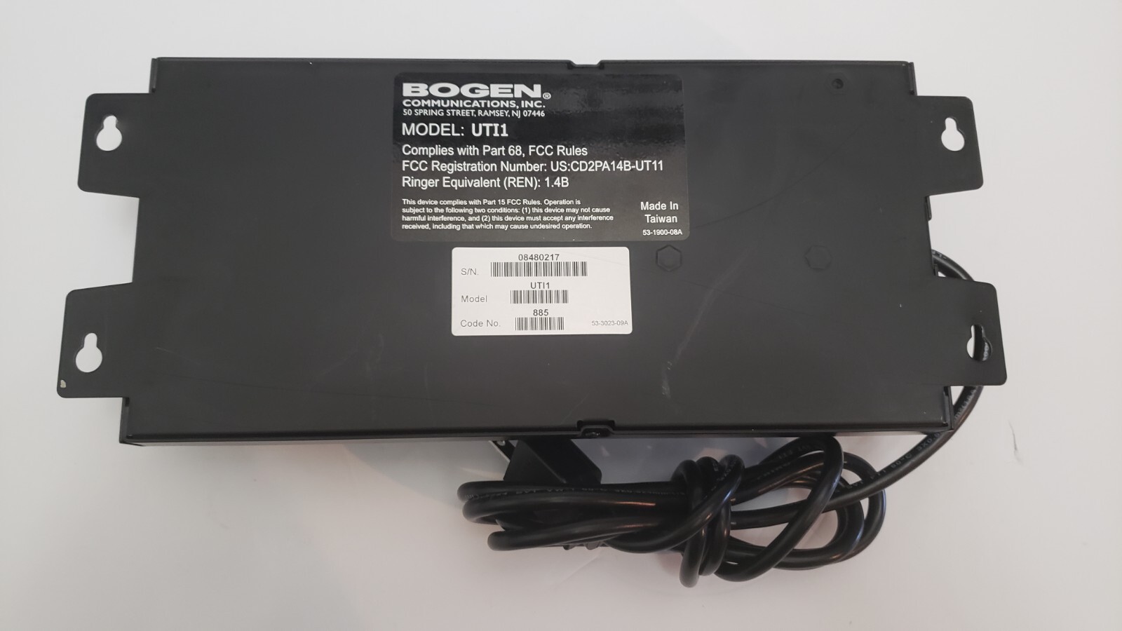 Bogen UTI1 Universal Telephone Paging Interface