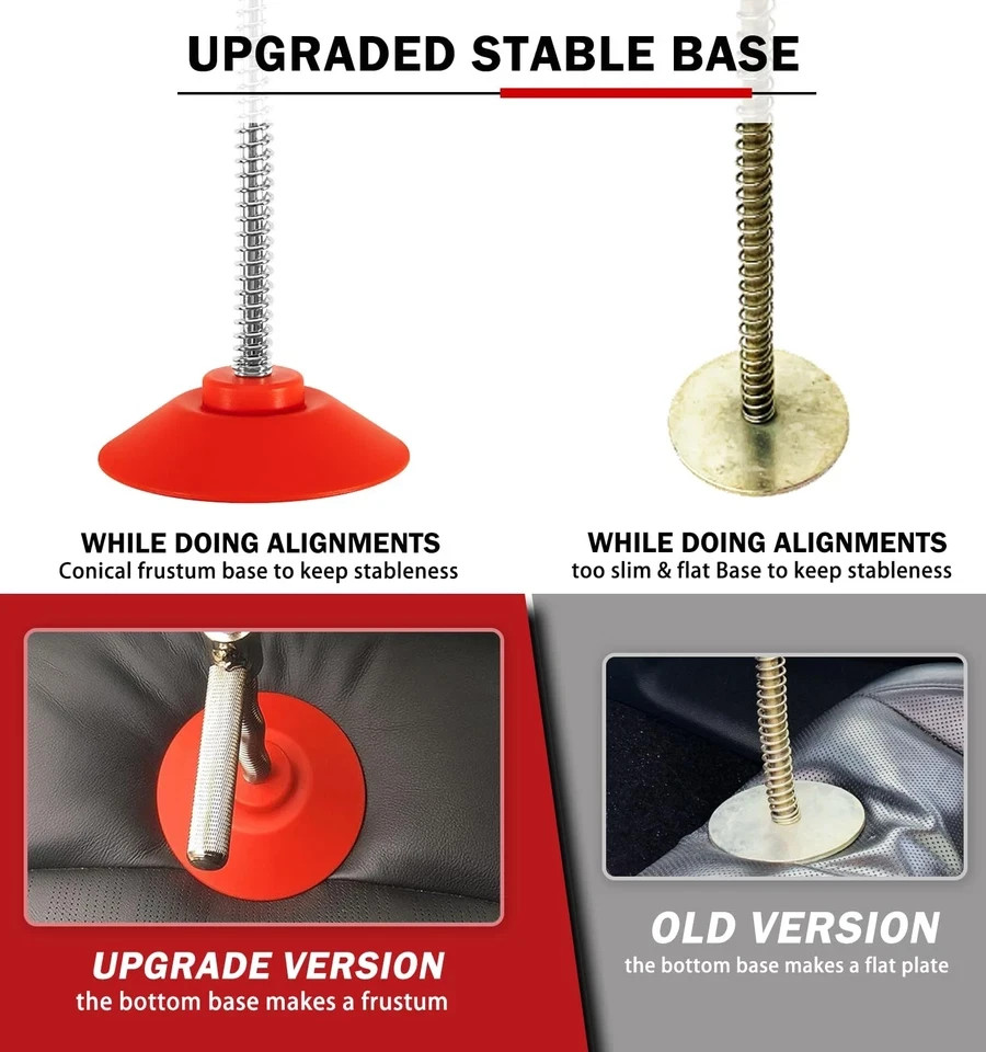 Steering Wheel Holder Stand Tool for Alignment, Adjustable Steering...
