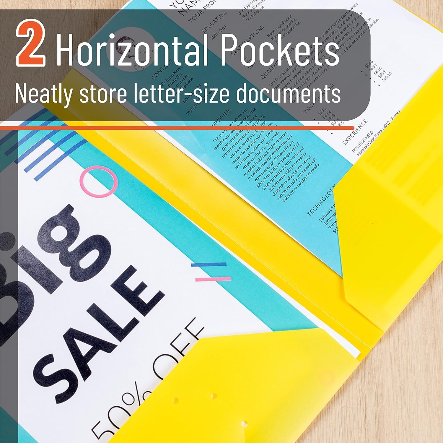 - Plastic Folders W/ Pockets 5 pcs Assorted Colors Folders W/ Pockets