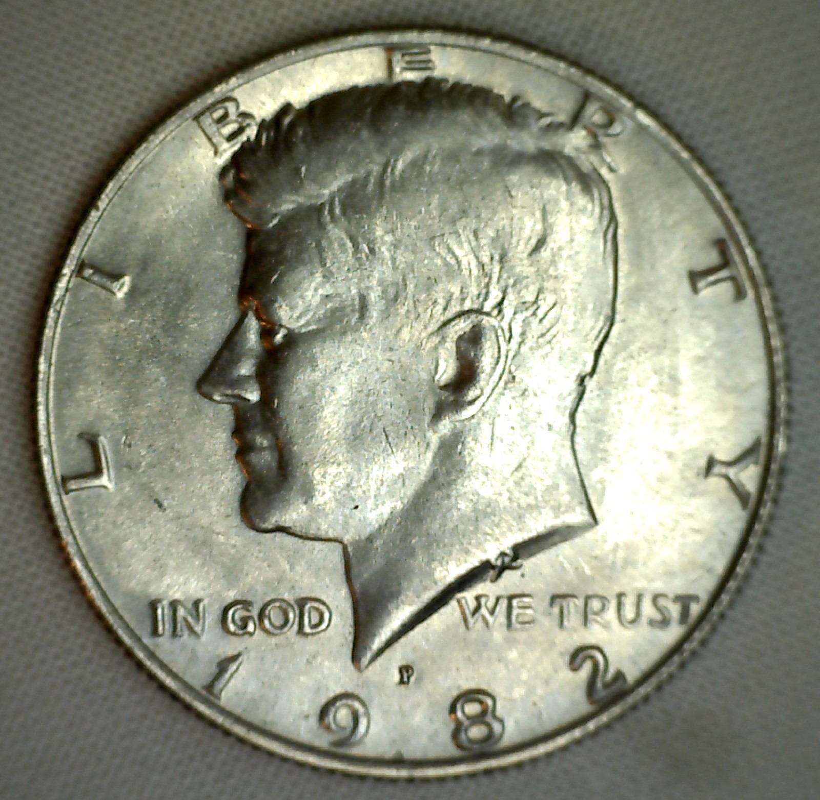1982 P Kennedy Half Dollar Coin Uncirculated 50 Cents