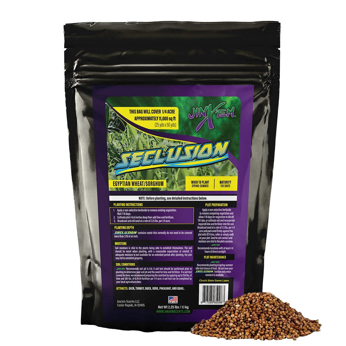 Seclusion | Sorghum | Food Plot Seed