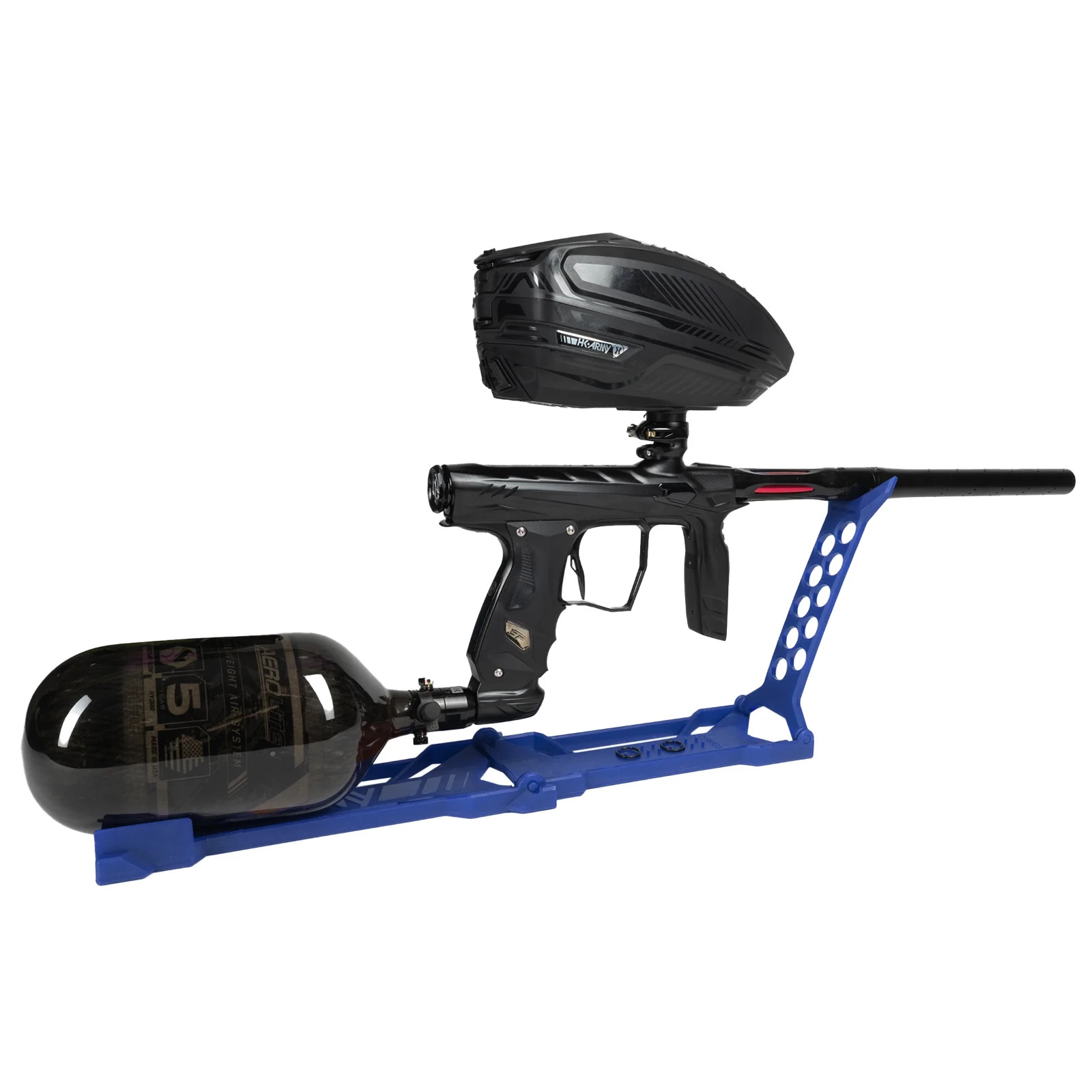 HK Army Joint Folding Paintball Gun Marker Stand BLUE