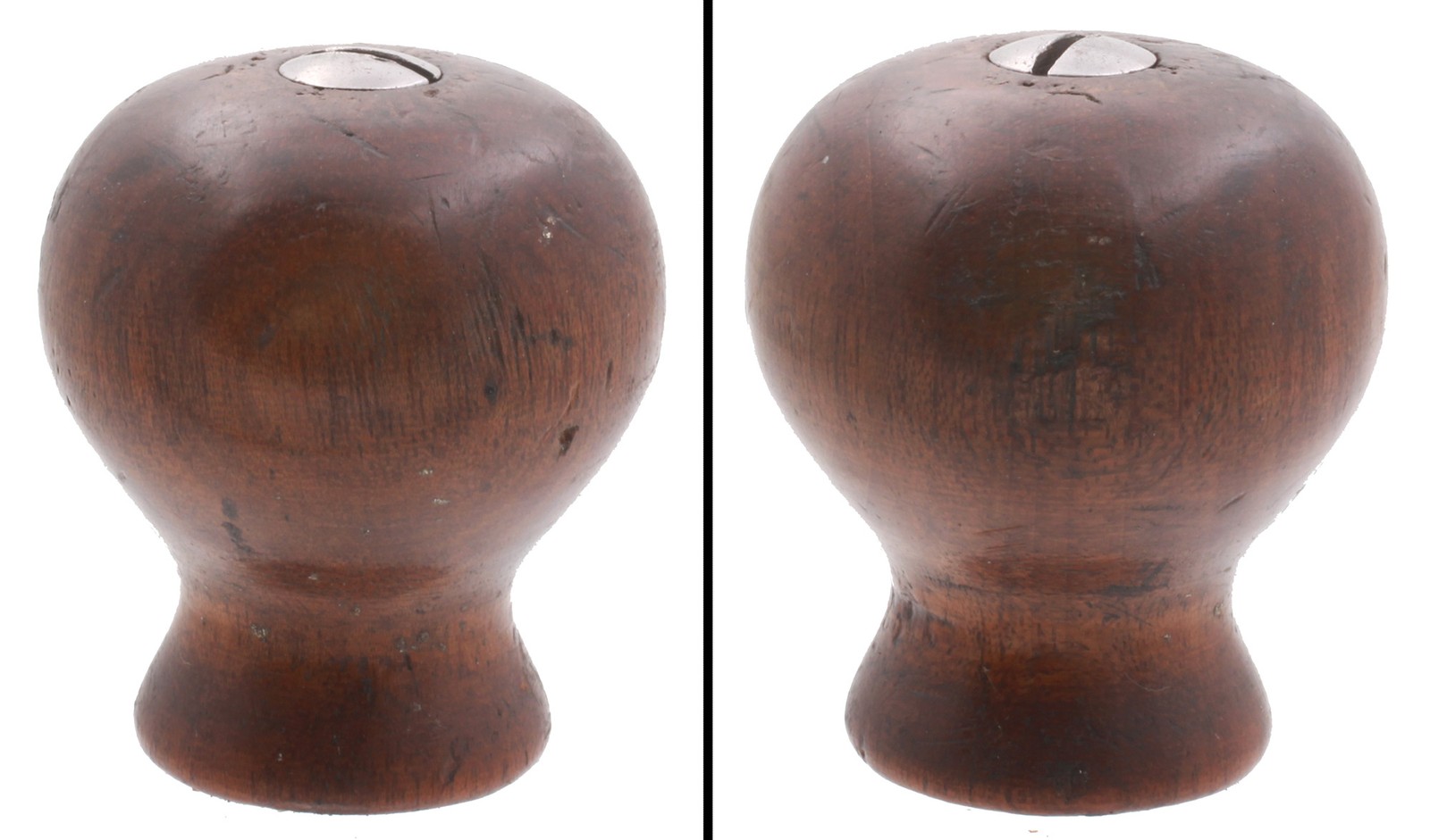 Orig. Mahogany Front Knob For Union No. 4 or 4 C Plane - w/ Screw - mjdtoolparts