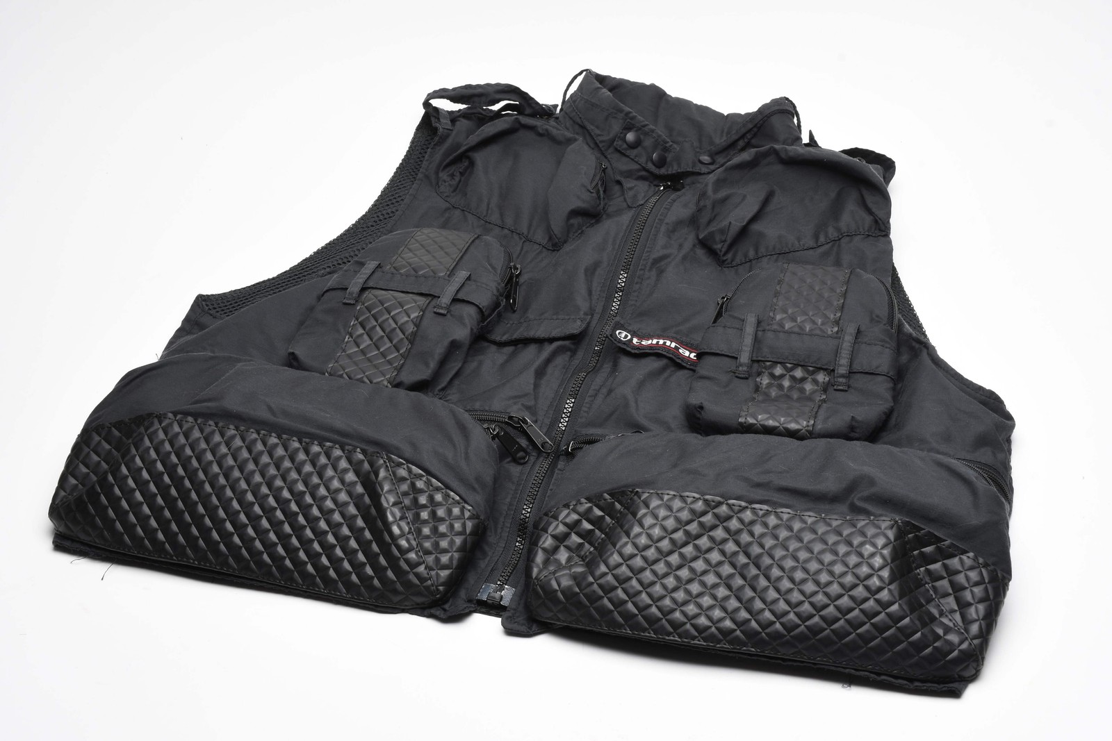 Tamrac Mens Black Photography Vest, Full Zip, Padded, Clean