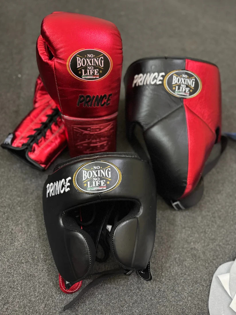 Sparring Set | Real Cowhide | Gloves + Headgear + Guard