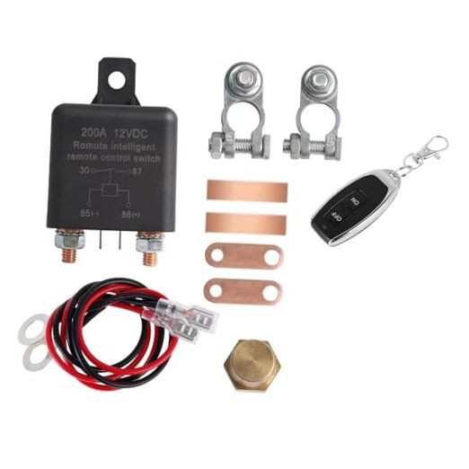 12V Remote Battery Disconnect Switch – Wireless Kill Switch for Car Truck RV