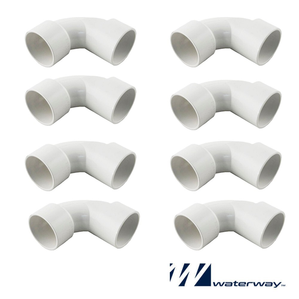 WATERWAY 2 1/2" SOCKET x 2 1/2" SOCKET SWEEP LONG 90 | 411-9150 ( 8 Pack )