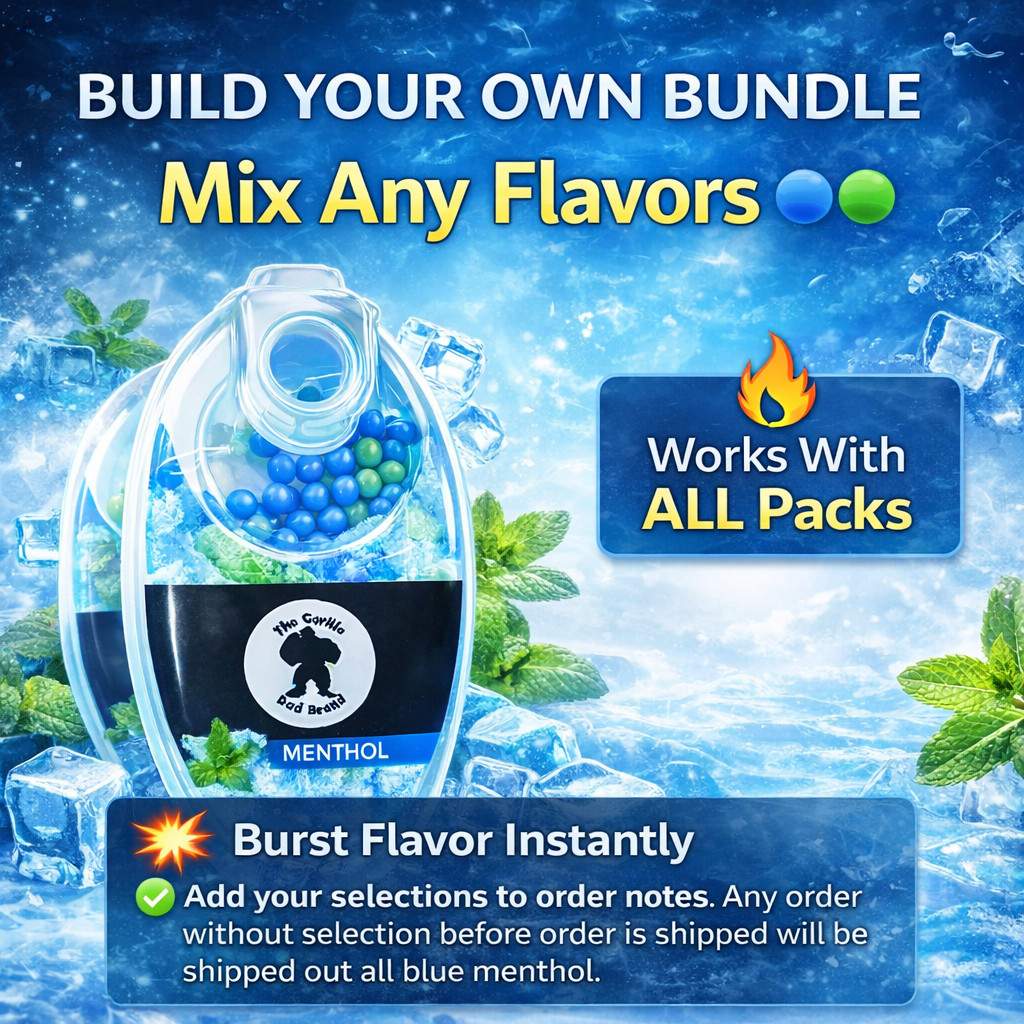 Build Your Own Bundle: 1000 Count Burst Beads - 10-Pack Mix & Match DIY Menthol